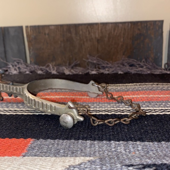 Antique Cowboy Boot Spur. 8 in. - Picture 11 of 14